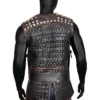 The Last Kingdom S03 Uhtred Black Leather Vest Back