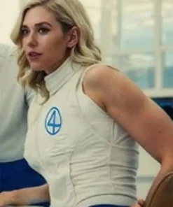 Vanessa Kirby The Fantastic Four First Steps White Vest