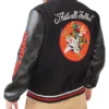 Vintage Looney Tunes Varsity Jacket Back Look