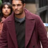 Virdee Harry Virdee Purple Trench Coat For Sale