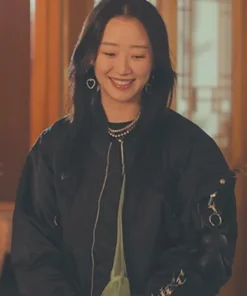 Yuri XO Kitty S02 Black Bomber Jacket