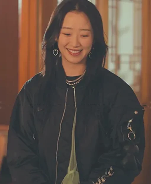 Yuri XO Kitty S02 Black Bomber Jacket