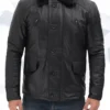 Amandad Four Pockets Shearling Leather Jacket