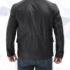 Amandad Four Pockets Shearling Leather Jacket Back