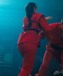 Ana De Armas Ballerina Martial Art Red Costume For Sale