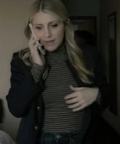 Annaleigh Ashford Happy Face Black Blazer