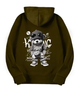 Bear With Attitude Stegaro Hoodie Back