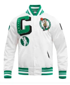 Boston Celtics Mashup Classic Rib Satin Jacket