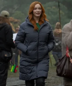 Christina Hendricks Small Town, Big Story S01 Hooded Coat