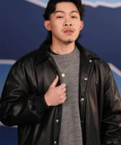 Darius Shu House of Energy Leather Jacket