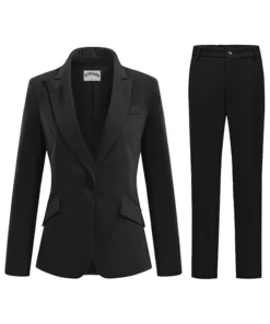 Eberta Stegaro Black Suit