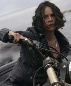 Fast And Furious 9 Letty Ortiz Black Leather Jacket