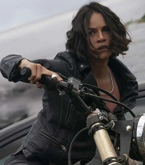Fast And Furious 9 Letty Ortiz Black Leather Jacket