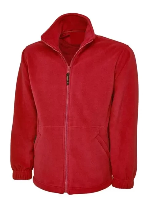 Fleece Work Red Jacket