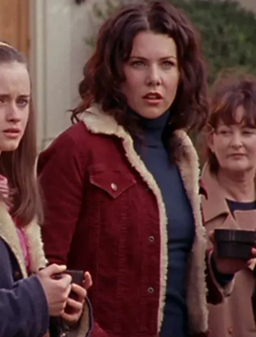Gilmore Girls Lorelai Gilmore Shearling Jacket For Sale