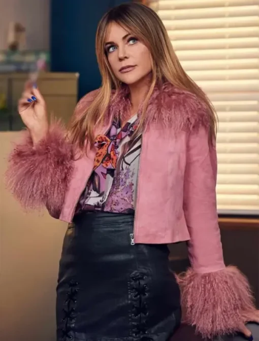 High Potential Kaitlin Olson Pink Jacket