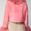 High Potential Kaitlin Olson Pink Jacket Back