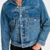 Jeremy Bradford Paradise Denim Jacket For Sale