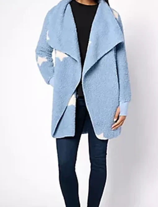 Jill Martin Sherpa Blue Coat