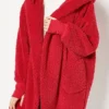 Jill Martin Sherpa Red Coat