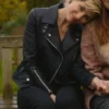 Jodie Whittaker Toxic Town S01 Black Leather Jacket For Sale