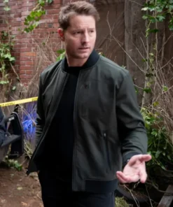 Justin Hartley Tracker S02 Green Jacket