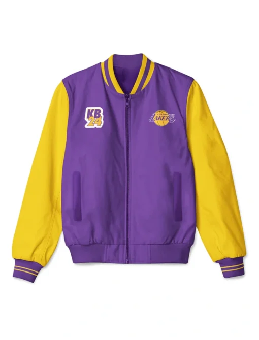 Kobe Bryant Bomber Purple Jacket