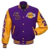 Kobe Bryant Bomber Purple Jacket For Sale