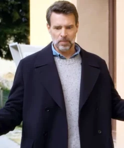 La Dolce Villa 2025 Scott Foley Black Coat Side