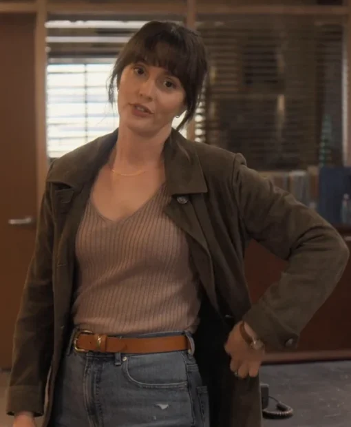 Leighton Meester Good Cop Bad Cop S01 Brown Coat