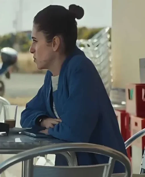 Mariela Garriga When No One Sees Us S01 Blue Bomber Jacket For Sale