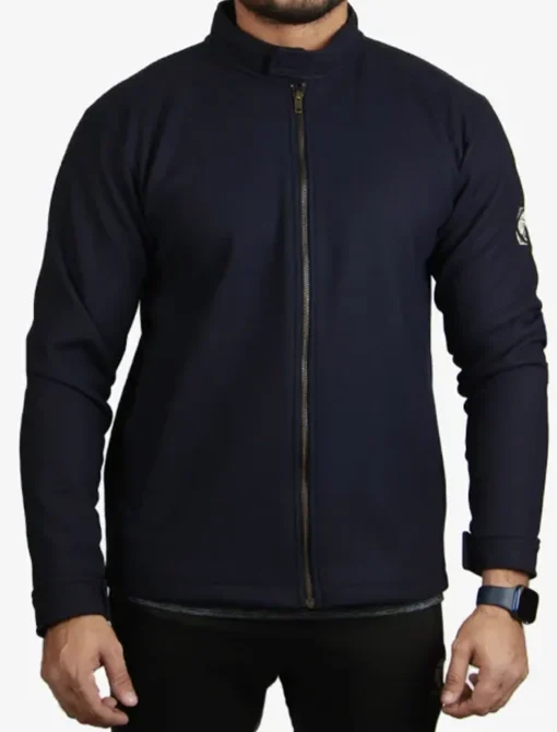 Navy Fleece Jacket