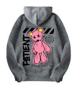 Patient Bear Stegaro Hoodie Back