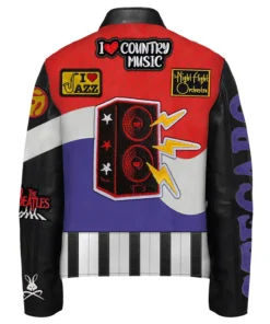 Piano Stegaro Leather Jacket Back