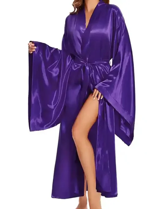 Purple Kimono Robe