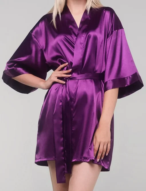 Purple Kimono Robe For Sale