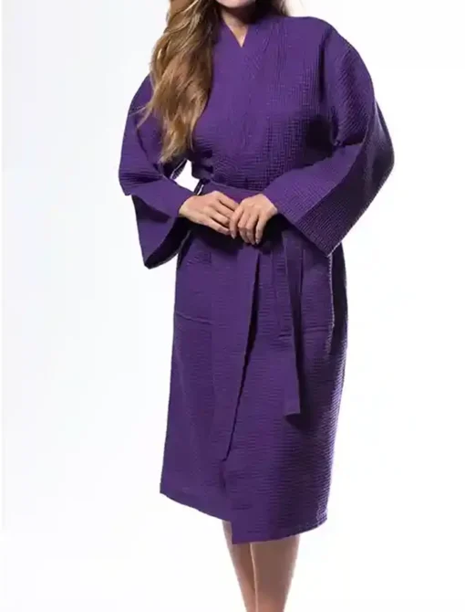 Purple Kimono Robe Purple