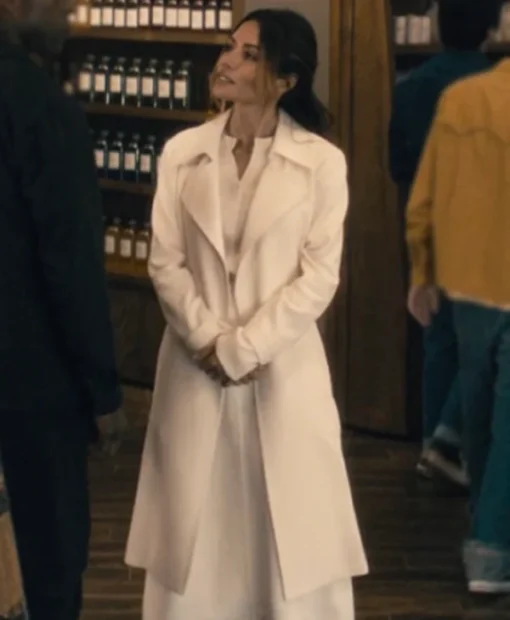 Sarah Shahi Paradise S01 White Coat