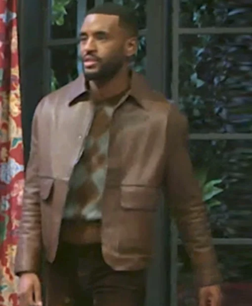 Sean Freeman Beyond the Gates Brown Leather Jacket