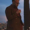 Seth Rogen The Studio S01 Brown Coat For Sale