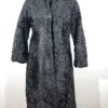 Stacey Persian Lamb Broadtail Fur Warm Black Coat