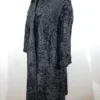 Stacey Persian Lamb Broadtail Fur Warm Black Coat Front