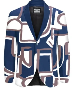 Stegaro Abstract Art Blazer