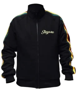 Stegaro Black Track Jacket