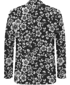 Stegaro Dark Bloom Blazer Back