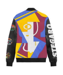 Stegaro Fernand Leger Leather Jacket Back
