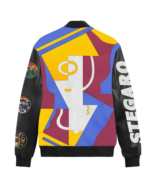 Stegaro Fernand Leger Leather Jacket Back