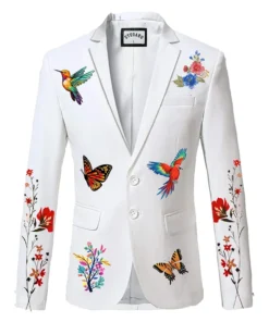 Stegaro Floral Wings Blazer