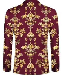 Stegaro Golden Baroque Blazer Back