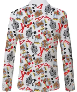 Stegaro King Of Cards Blazer Back